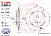 09.D552.23 Brzdový kotouč TWO-PIECE DISCS LINE BREMBO