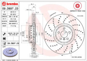 09.D897.23 Brzdový kotouč BREMBO NAO LINE BREMBO