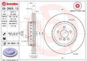 09.D905.13 Brzdový kotouč BREMBO NAO LINE BREMBO