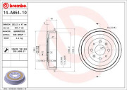 14.A854.10 Brzdový buben BREMBO