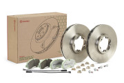 KT 10 012 Souprava brzd, koutocova brzda BREMBO XTRA LINE, DIRECTIONAL BRAKE PADS BREMBO