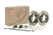 KT 10 014 Souprava brzd, koutocova brzda BREMBO XTRA LINE, DIRECTIONAL BRAKE PADS BREMBO