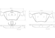 P06022N Sada brzdových destiček, kotoučová brzda PRIME LINE - Ceramic BREMBO