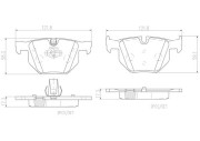 P06033N Sada brzdových destiček, kotoučová brzda PRIME LINE - Ceramic BREMBO