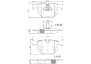 P06056N Sada brzdových destiček, kotoučová brzda PRIME LINE - Ceramic BREMBO