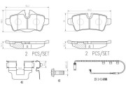 P06103N Sada brzdových destiček, kotoučová brzda PRIME LINE - Ceramic BREMBO