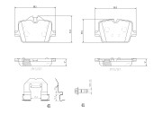 P06114N Sada brzdových destiček, kotoučová brzda PRIME LINE - Ceramic BREMBO