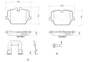 P06116N BREMBO sada brzdových platničiek kotúčovej brzdy P06116N BREMBO