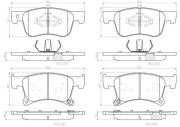 P07020N Sada brzdových destiček, kotoučová brzda PRIME LINE - Ceramic BREMBO