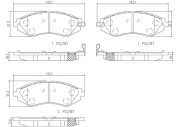 P10032N Sada brzdových destiček, kotoučová brzda PRIME LINE - Ceramic BREMBO