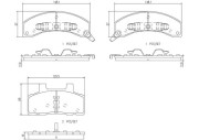 P10037N Sada brzdových destiček, kotoučová brzda PRIME LINE - Ceramic BREMBO