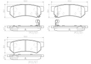 P10075N Sada brzdových destiček, kotoučová brzda PRIME LINE - Ceramic BREMBO