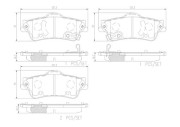 P10081N Sada brzdových destiček, kotoučová brzda PRIME LINE - Ceramic BREMBO