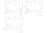 P10090N Sada brzdových destiček, kotoučová brzda PRIME LINE - Ceramic BREMBO