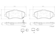 P11025N Sada brzdových destiček, kotoučová brzda PRIME LINE - Ceramic BREMBO