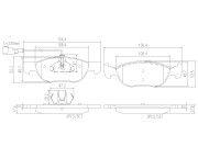 P23071N Sada brzdových destiček, kotoučová brzda PRIME LINE - Ceramic BREMBO