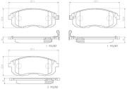 P23126N Sada brzdových destiček, kotoučová brzda PRIME LINE - Ceramic BREMBO