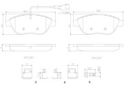 P23137N BREMBO sada brzdových platničiek kotúčovej brzdy P23137N BREMBO