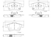 P23167N Sada brzdových destiček, kotoučová brzda PRIME LINE - Ceramic BREMBO