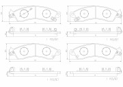 P23176N Sada brzdových destiček, kotoučová brzda PRIME LINE - Ceramic BREMBO