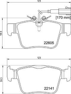 P 23 180 Brzdové destičky BREMBO