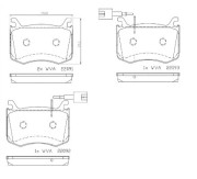 P 23 183 Brzdové destičky BREMBO