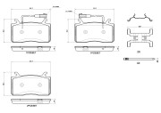 P23185N Sada brzdových destiček, kotoučová brzda PRIME LINE - Ceramic BREMBO