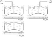 P23186N Sada brzdových destiček, kotoučová brzda PRIME LINE - Ceramic BREMBO