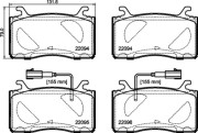 P 23 187 Brzdové destičky BREMBO