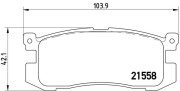 P 24 025 Sada brzdových destiček, kotoučová brzda PRIME LINE BREMBO