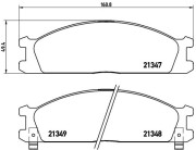 P 24 026 Brzdové destičky BREMBO