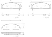 P24026N Sada brzdových destiček, kotoučová brzda PRIME LINE - Ceramic BREMBO