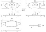 P24034N Sada brzdových destiček, kotoučová brzda PRIME LINE - Ceramic BREMBO