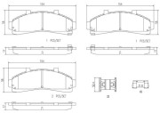 P24041N Sada brzdových destiček, kotoučová brzda PRIME LINE - Ceramic BREMBO