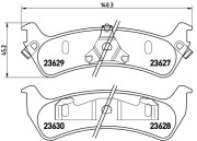 P 24 042 Brzdové destičky BREMBO