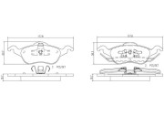 P24046N Sada brzdových destiček, kotoučová brzda PRIME LINE - Ceramic BREMBO