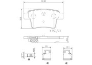 P24063N Sada brzdových destiček, kotoučová brzda PRIME LINE - Ceramic BREMBO