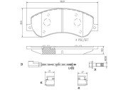 P24064N Sada brzdových destiček, kotoučová brzda PRIME LINE - Ceramic BREMBO