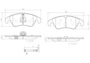 P24074N Sada brzdových destiček, kotoučová brzda PRIME LINE - Ceramic BREMBO