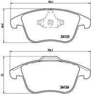 P 24 076X Brzdové destičky BREMBO XTRA LINE BREMBO