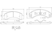 P24092N Sada brzdových destiček, kotoučová brzda PRIME LINE - Ceramic BREMBO