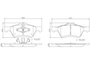 P24116N Sada brzdových destiček, kotoučová brzda PRIME LINE - Ceramic BREMBO