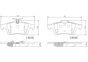 P24148N Sada brzdových destiček, kotoučová brzda PRIME LINE - Ceramic BREMBO