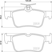 P 24 175 Brzdové destičky BREMBO