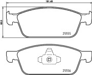 P 24 199 Brzdové destičky BREMBO