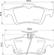 P 24 216 Brzdové destičky BREMBO