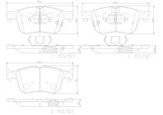 P24218N Sada brzdových destiček, kotoučová brzda PRIME LINE - Ceramic BREMBO