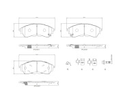 P24225N Sada brzdových destiček, kotoučová brzda PRIME LINE - Ceramic BREMBO