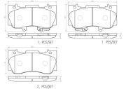 P24227N Sada brzdových destiček, kotoučová brzda PRIME LINE - Ceramic BREMBO