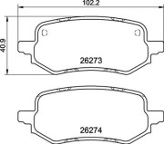 P 24 237 Sada brzdových destiček, kotoučová brzda PRIME LINE BREMBO